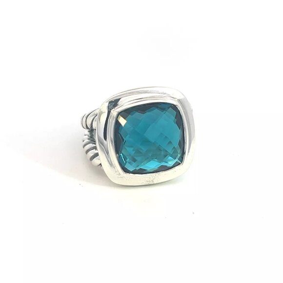 Diamond Pave Crossover Double Pearl Bypass 925 Silver Ring - 6 US - Picture 4 of 6